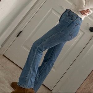 H&M Flare Jeans, Ankle Flare Jeans, High waisted flare jeans, petite flare pants